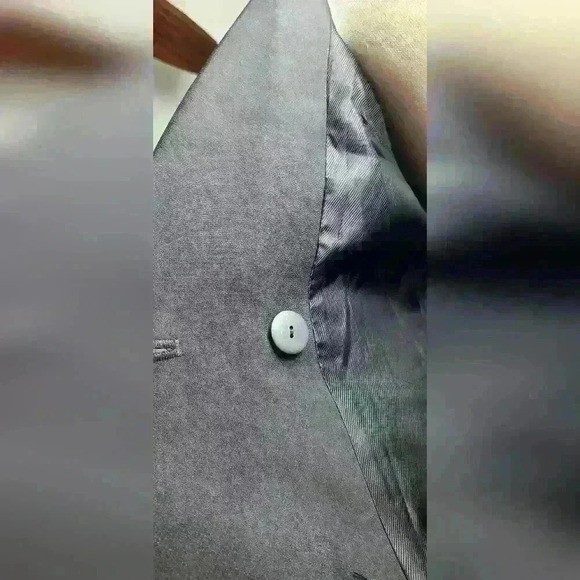 Zara black blazer dress with golden buttons double-breasted style size xs - Picture 6 of 16